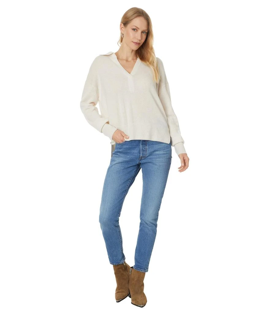 Splendid Tori Cashmere Polo Sweater 4