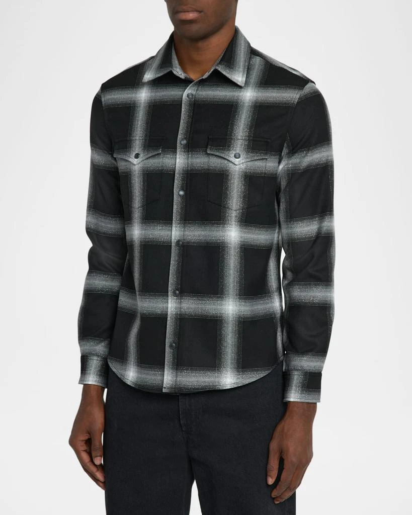 MONFRÈRE Men's Eastwood Plaid Sport Shirt 4