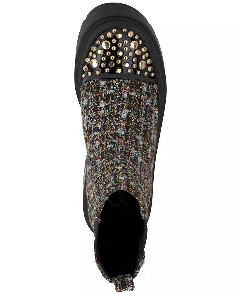 Jessica Simpson Women's Jymmie Embellished Chelsea Lug Sole Booties 4