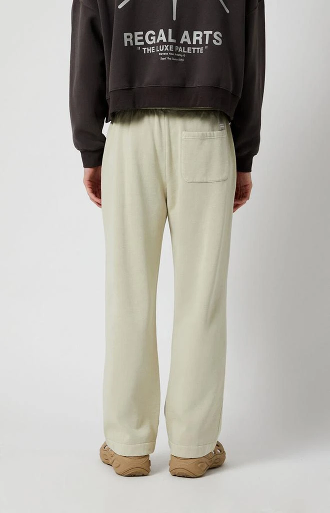 PacSun Cream Wash Baggy Sweatpants 4