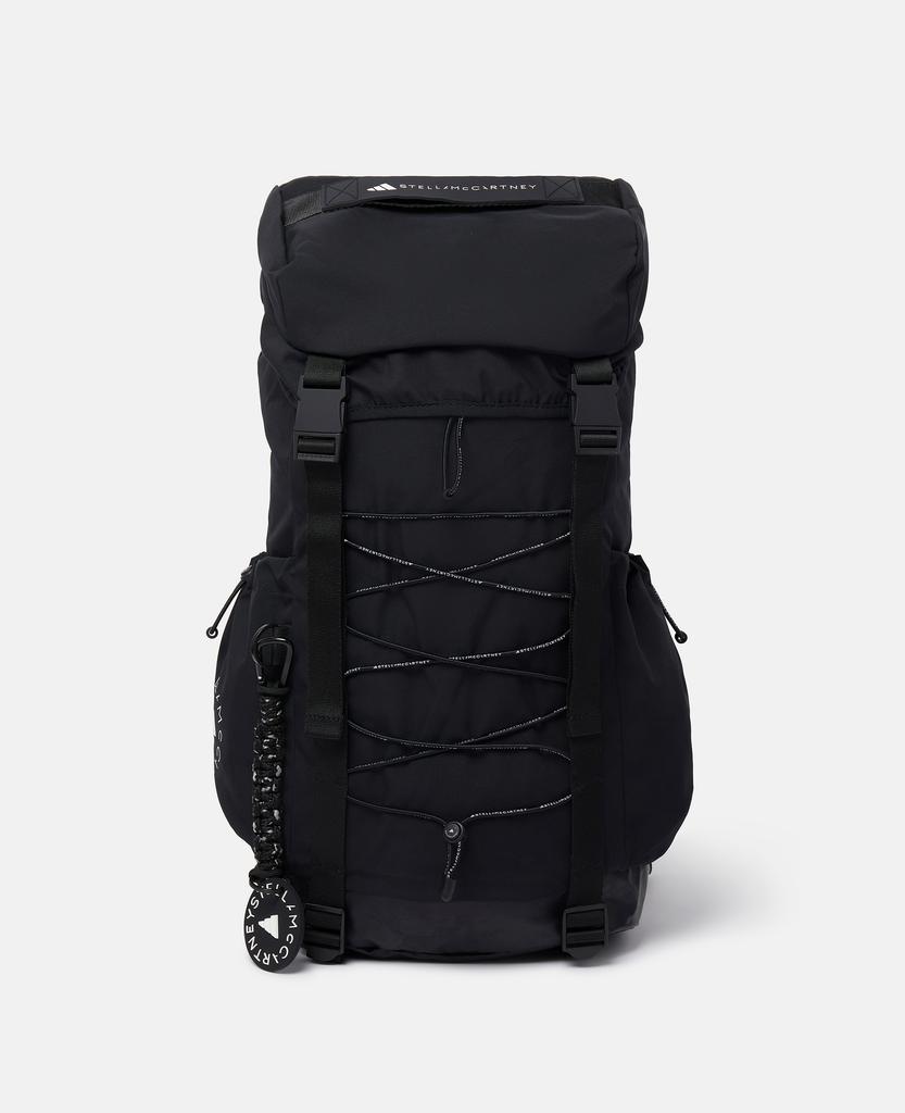 Stella McCartney Stella McCartney - Logo Hiking Backpack, Woman, Black/White