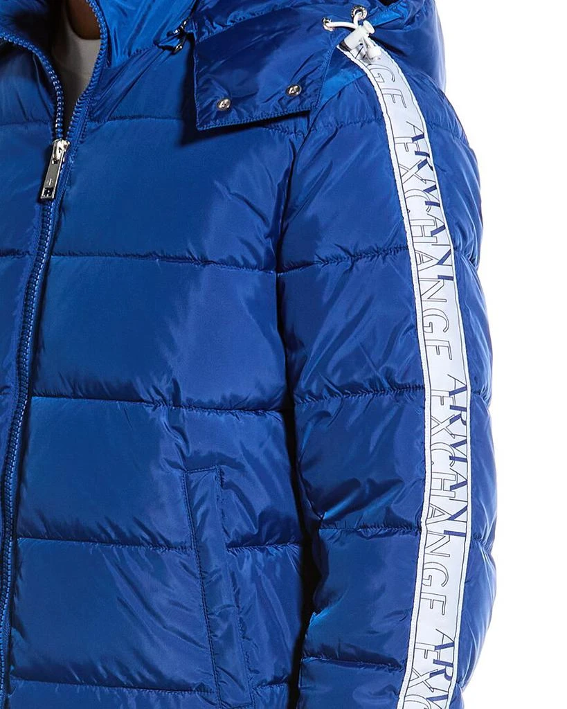 Armani Exchange Logo Tape Puffer Coat 4