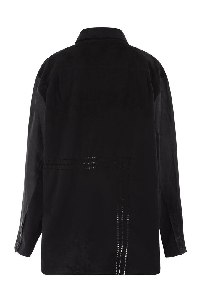 BY WALID By Walid Long Sleeved Cut-Out Detailed Shirt