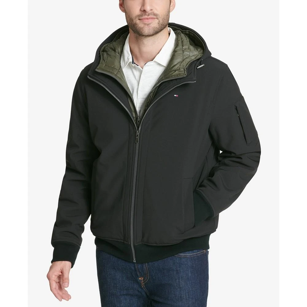 Tommy Hilfiger Soft-Shell Hooded Bomber Jacket with Bib 5