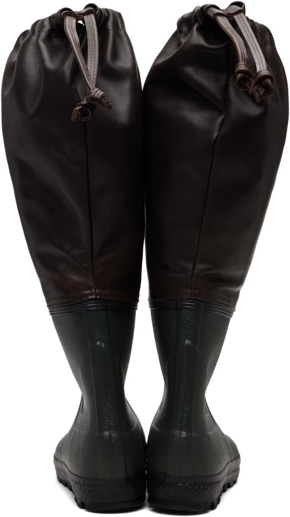 Rier SSENSE Exclusive Brown Farmer Rain Tall Boots 2