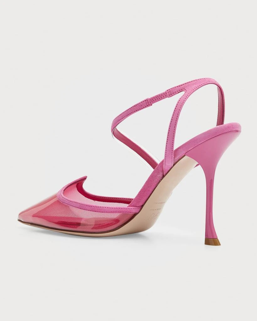 Roger Vivier I Love Vivier Clear Strappy Pumps 4