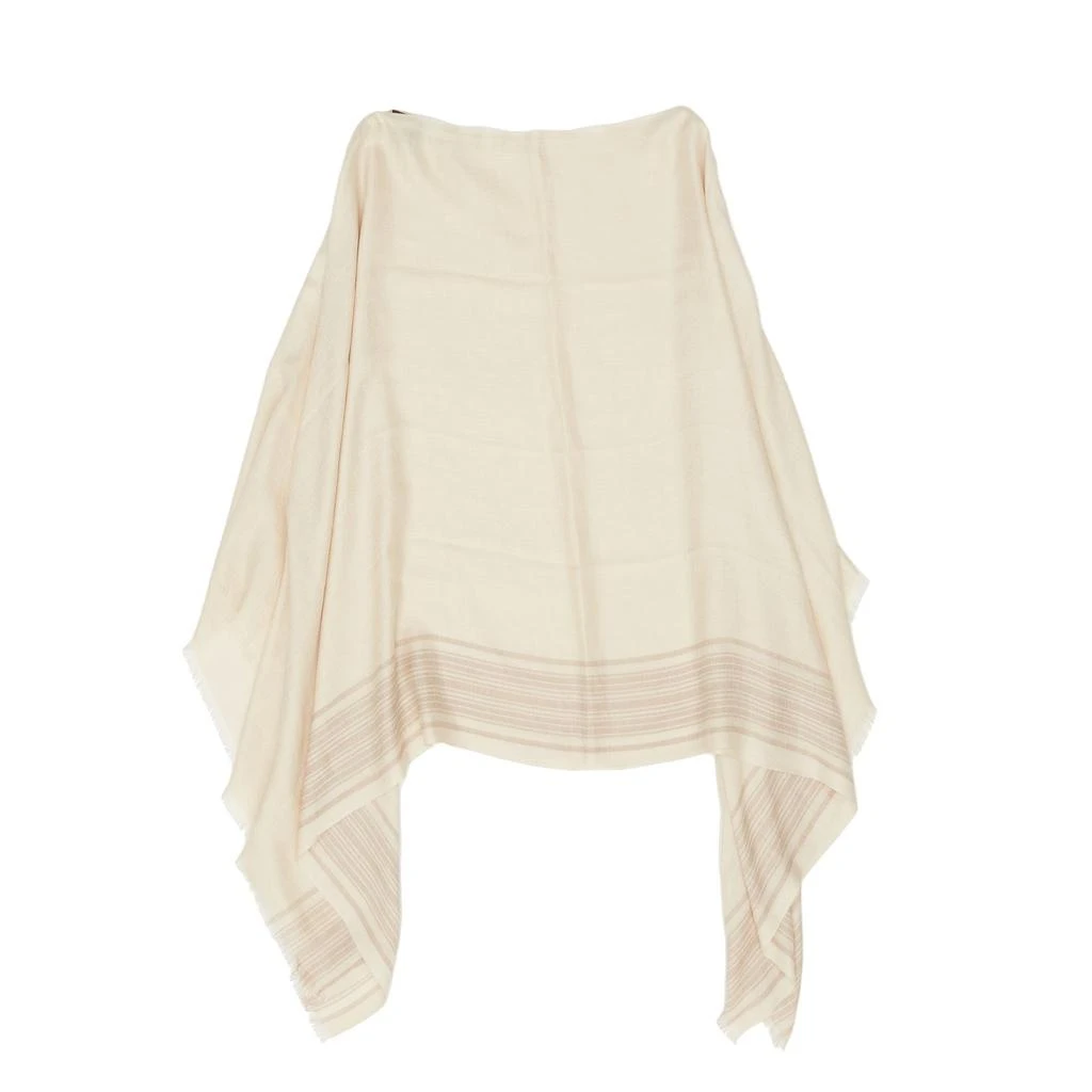 Loro Piana Loro Piana Striped Detail Scarf