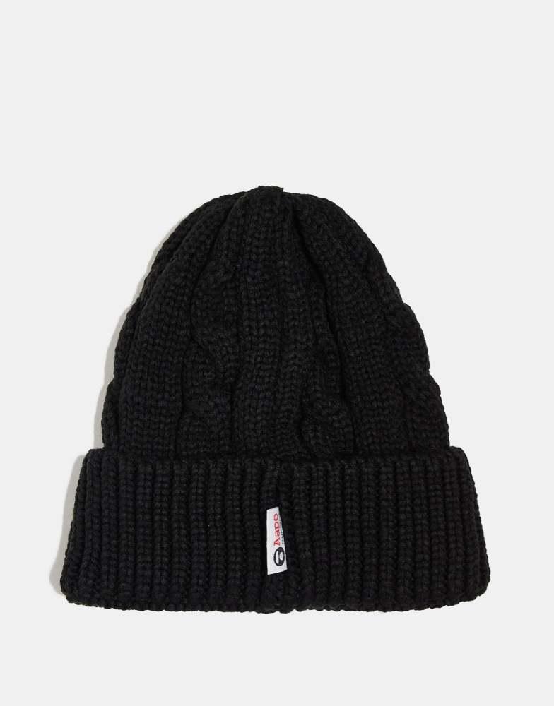 AAPE Aape by A Bathing Ape beanie in black