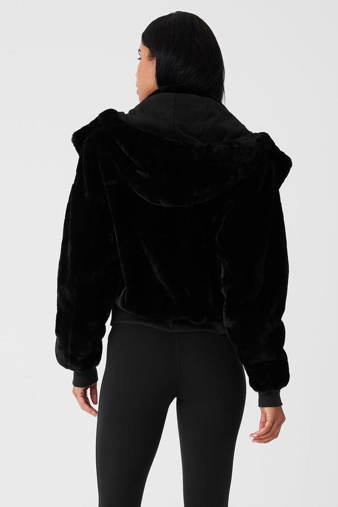 Alo Faux Fur Foxy Jacket - Ivory