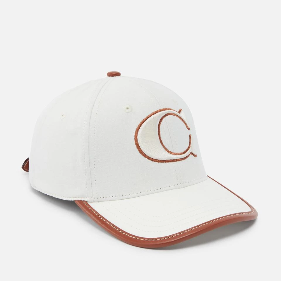 Coach Coach C Cotton Canvas Baseball Hat 2