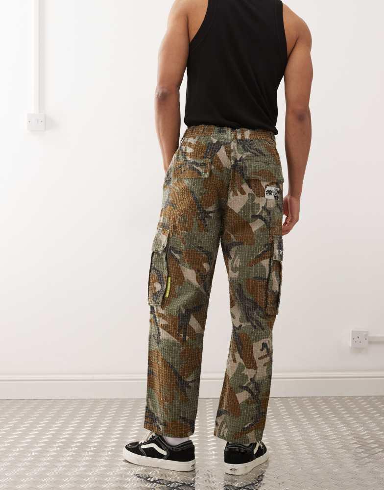 AAPE Aape by A Bathing Ape loose fit camo cargo trousers