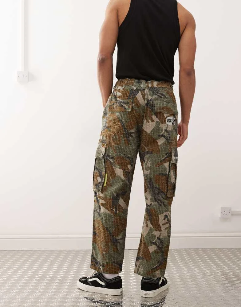 AAPE Aape by A Bathing Ape loose fit camo cargo trousers 2