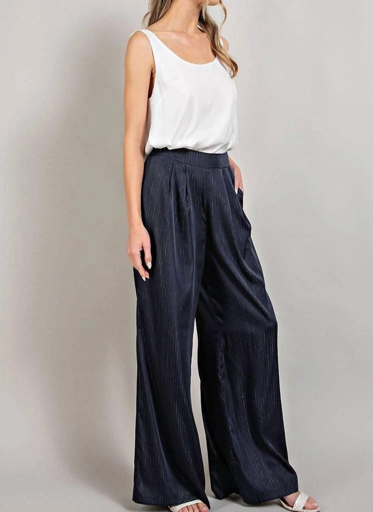 ee:some Ee:Some - Wide Pintuck Pants 3