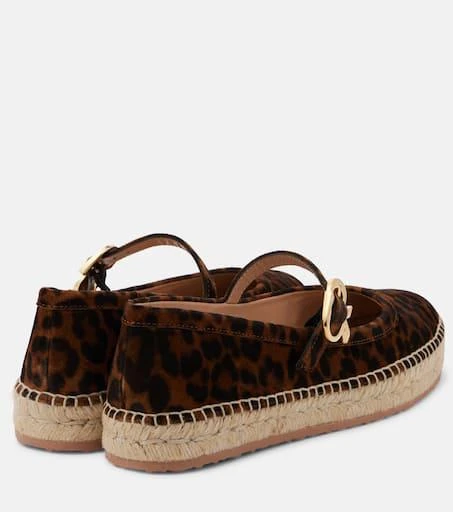Gianvito Rossi Leopard-print suede espadrilles 3