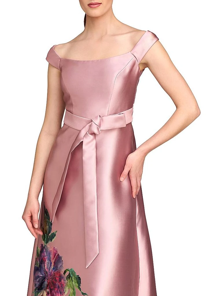 kay unger fit and flare dress Ever-Pretty Plus Size Glamorous Sequin Ruffle Sleeve Maxi Formal Evening Dress main image 1