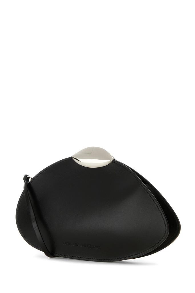 BENEDETTA BRUZZICHES Black leather Belle De Jour clutch