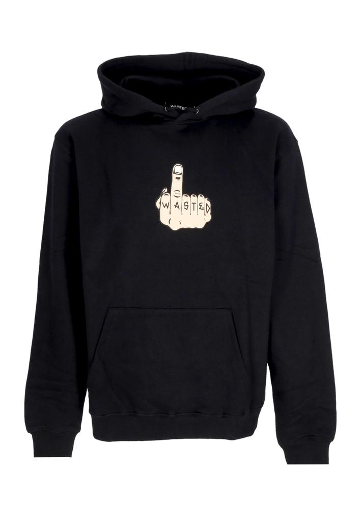 Wasted Paris Men's hoodie Middle Hoodie Black
