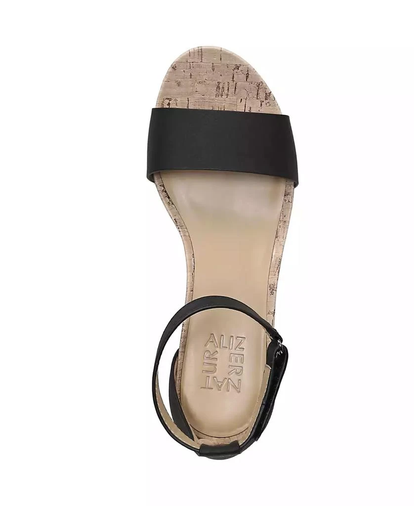 Naturalizer Women's Areda Ankle Strap Wedge Sandals 10