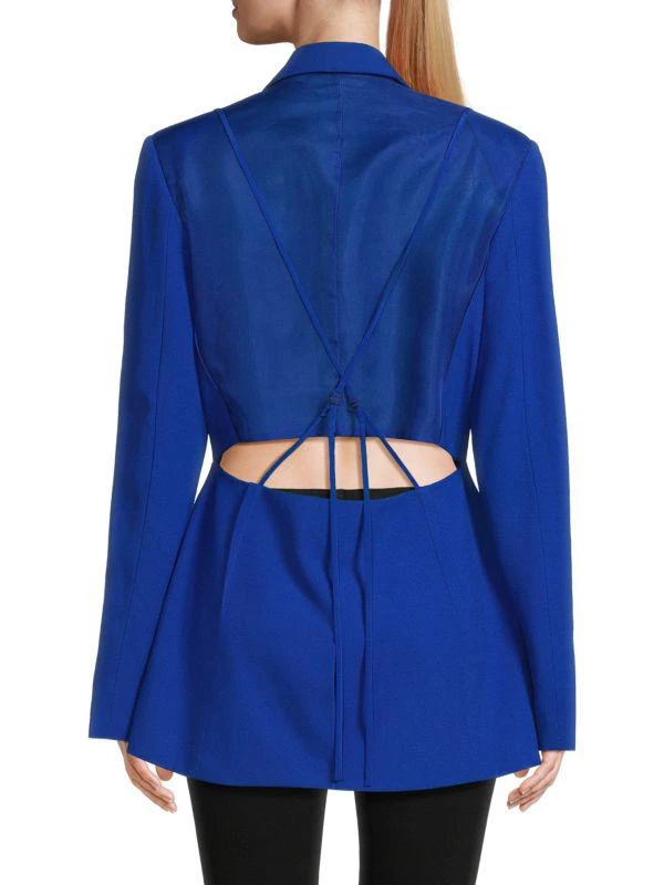 Jason Wu Mixed Media Silk Lined Blazer 2