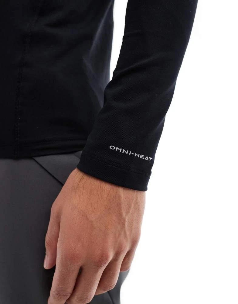 Columbia Columbia Midweight stretch long sleeve ski baselayer top in black 3