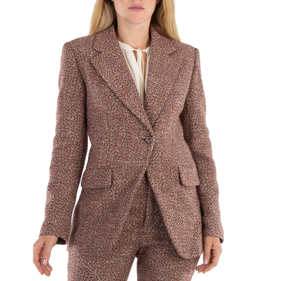 Chloé Ladies Tweed Knit Tailored Blazer Jacket 1