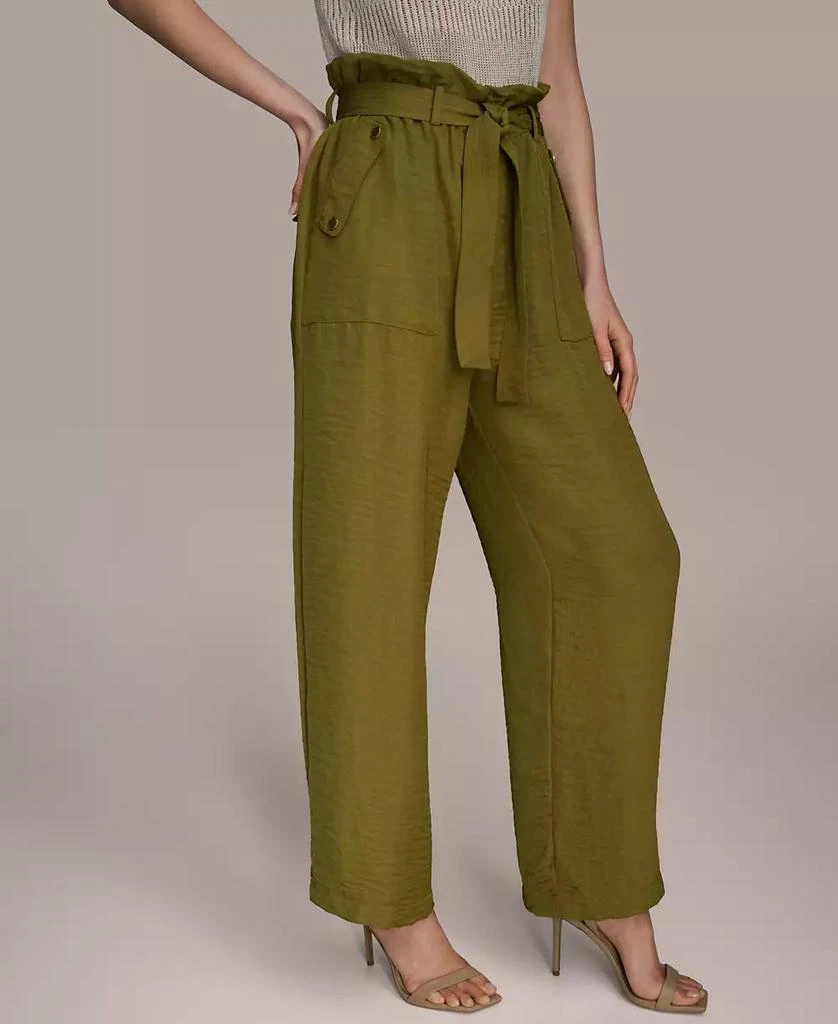 Donna Karan Women's Paperbag-Waist Ankle Pants 3