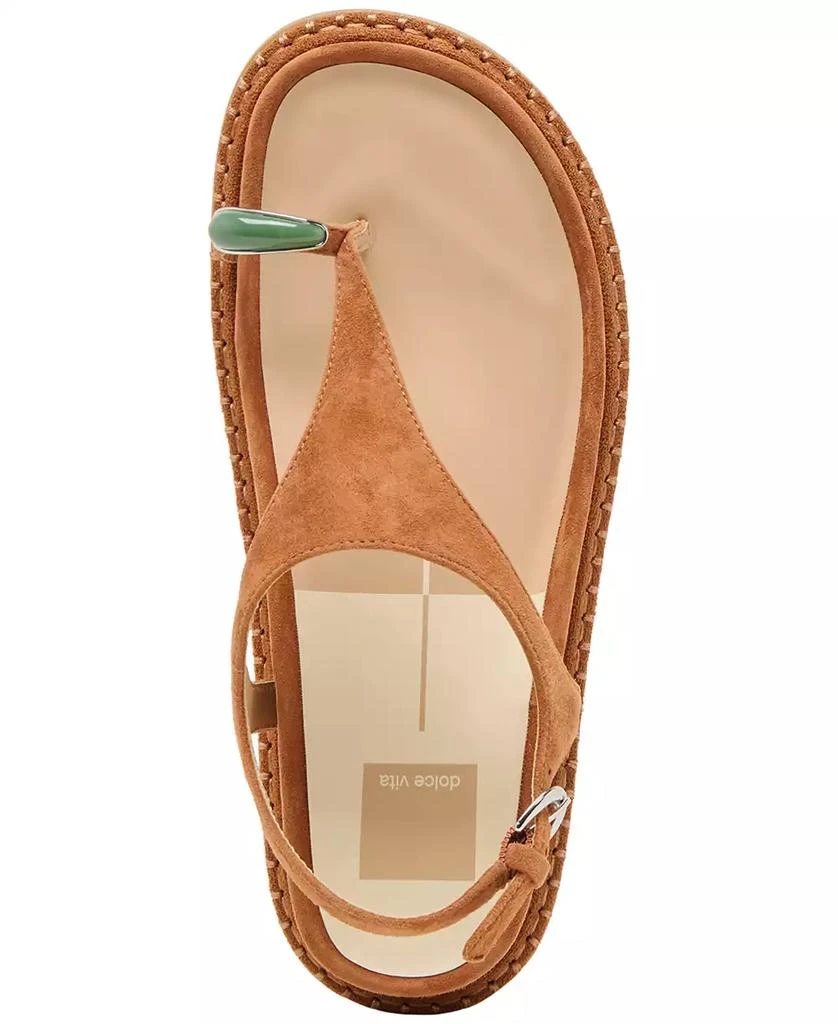 Dolce Vita Women's Stefan Toe Ring Thong Jewelry Footbed Flat Sandals 4