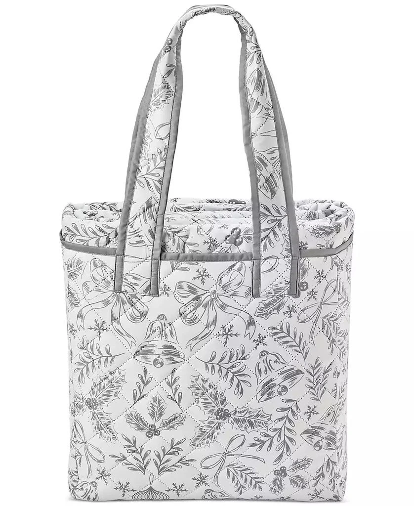 Martha Stewart Christmas Toile 3-Pc. Quilt Tote Set, Twin, Exclusively at Macy’s 5