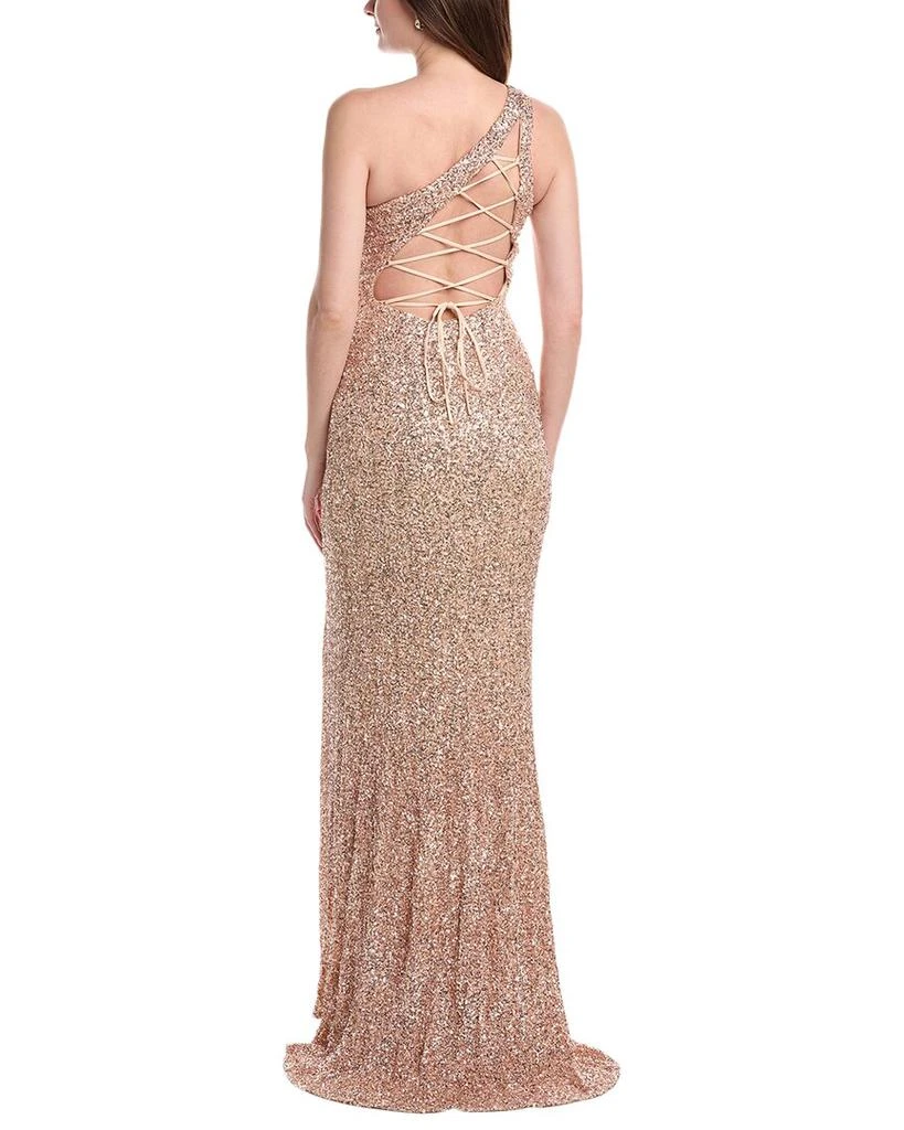 issue new york one shoulder dress issue New York Sequin One-shoulder Maxi Dress