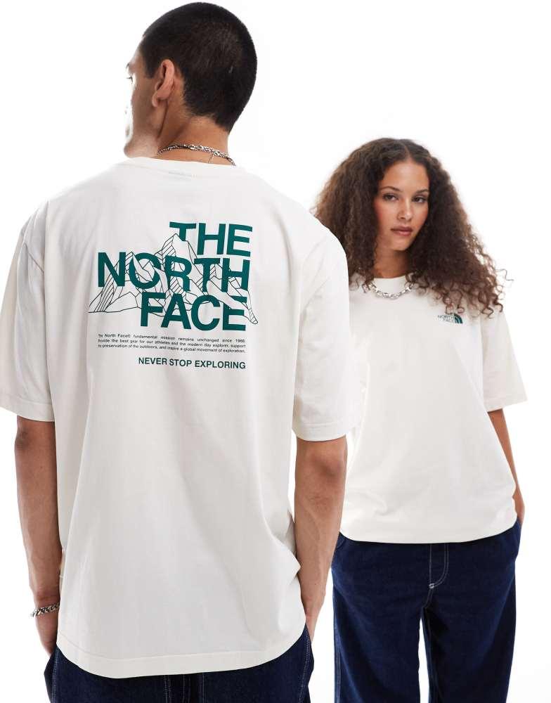 ★英国発*The North Face*新作*Mountain Sketch back Tシャツ/WF The North Face The North Face Mountain Sketch back print