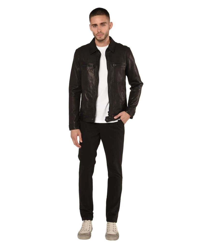 ALL SAINTS Lark Leather Jacket 6