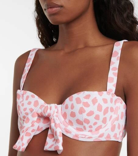 Alexandra Miro Clara printed bikini top 4