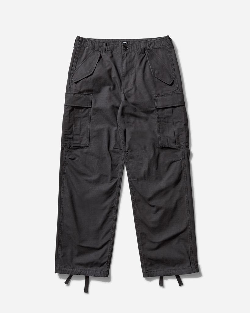 STUSSY Men's Ripstop Military Cargo Pants Black