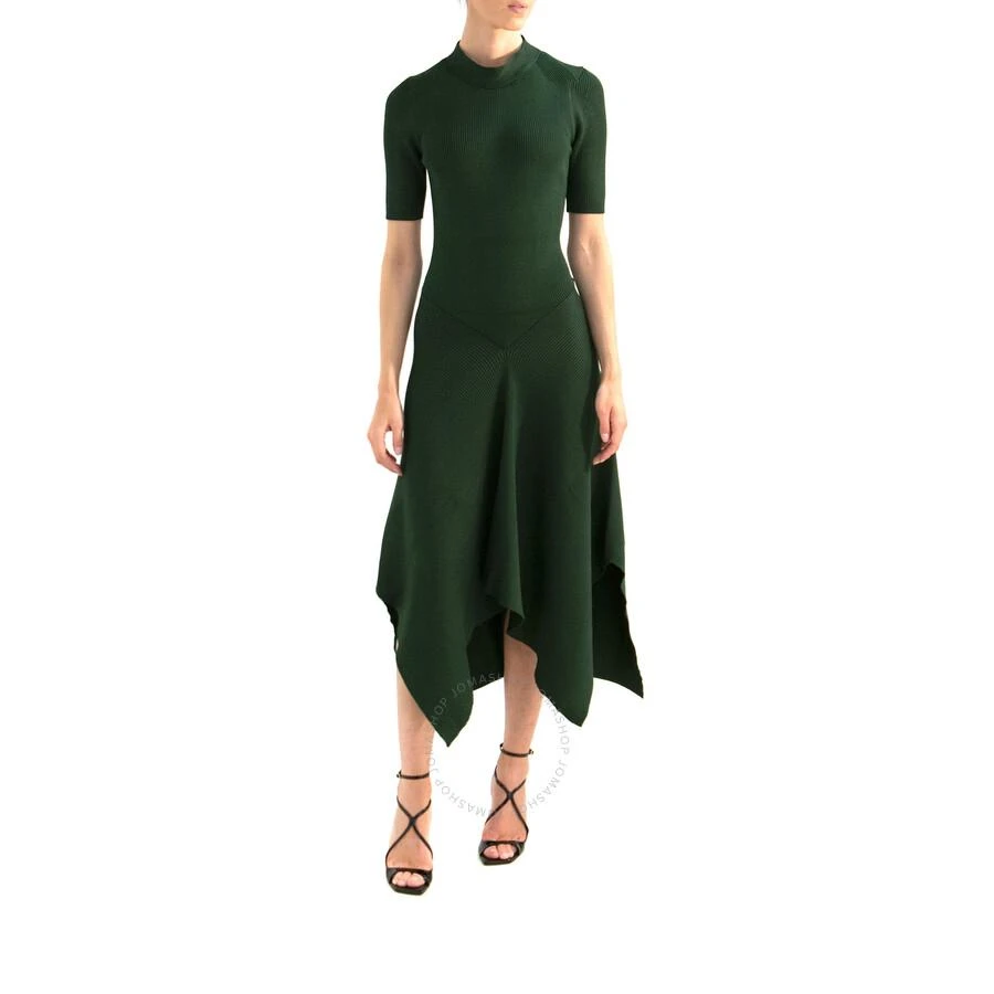 green dress altar'd state Henley Frill Knitted Dress-Hunter Green main image 0