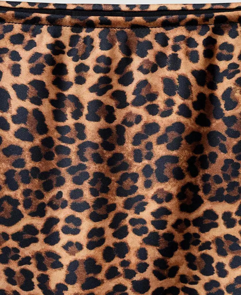 Mango Women's Leopard-Print Satin Skirt 5