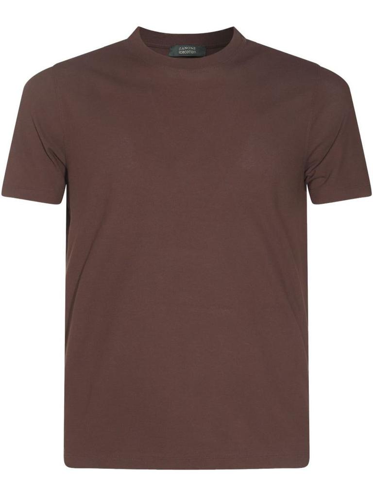 Tシャツ・カットソー ZANONE TSHIRT ICE COTTON (48695) Zanone Ice-Cotton T-shirt Beige