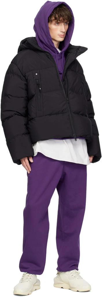 Y-3 Black Puffer Down Jacket 4
