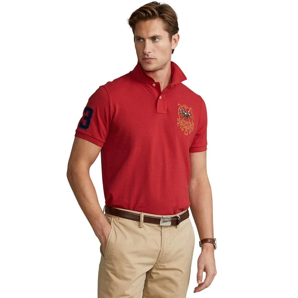 Ralph Lauren Men's Custom Slim Fit Triple-Pony Polo Shirt 1