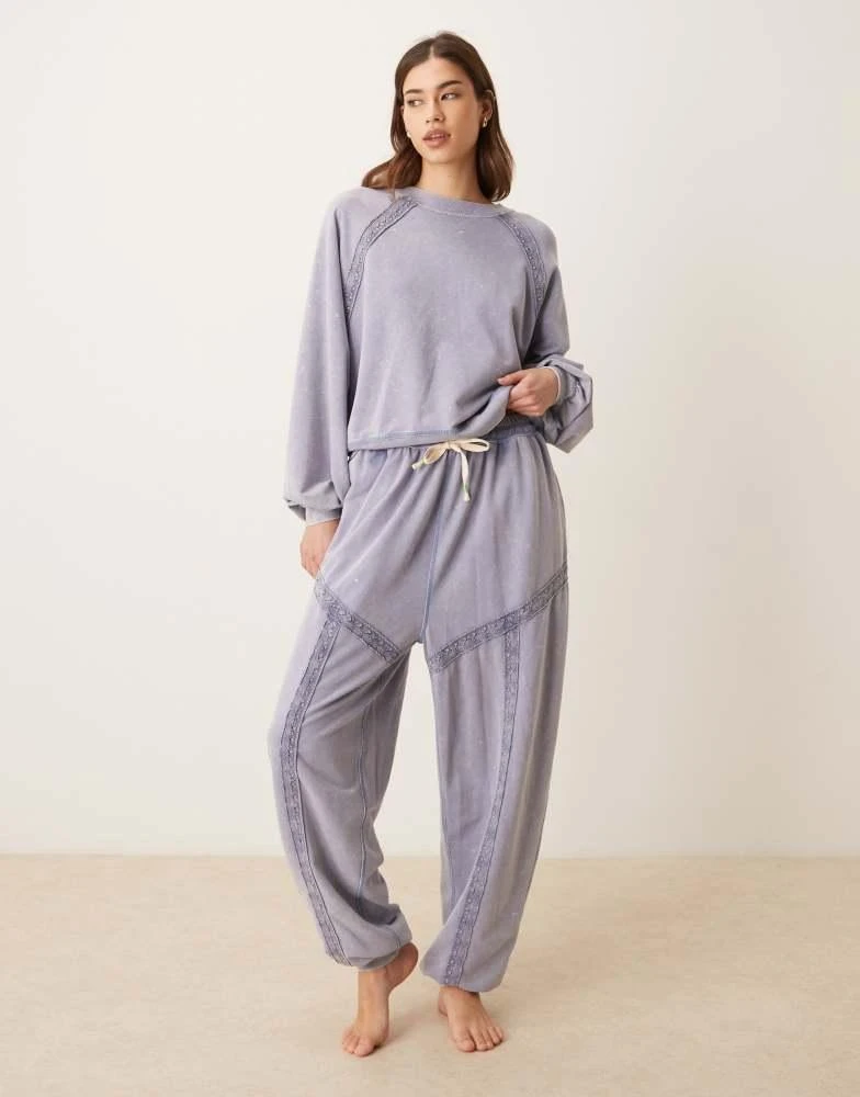 Free People Free People couch club pyjama set in early night combo
