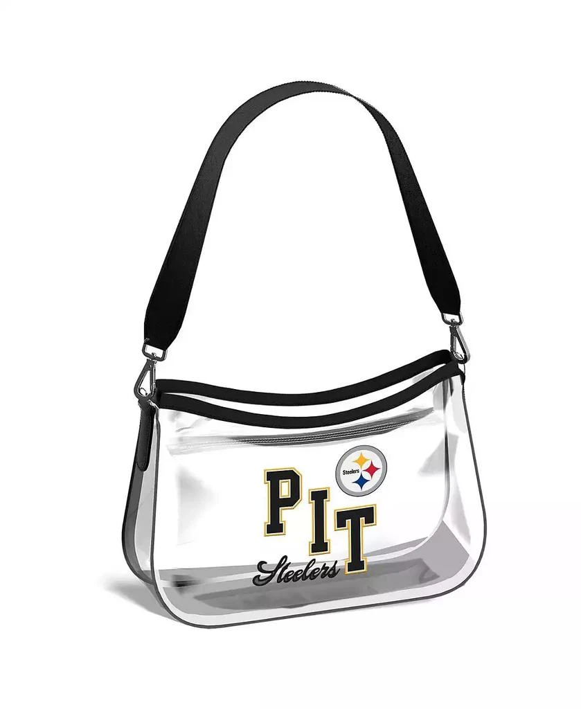 WEAR by Erin Andrews Pittsburgh Steelers Clear Stadium Mini Purse 2
