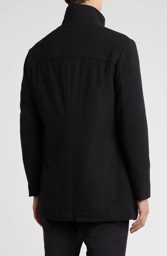 English Laundry Wool Blend Coat with Bib 2
