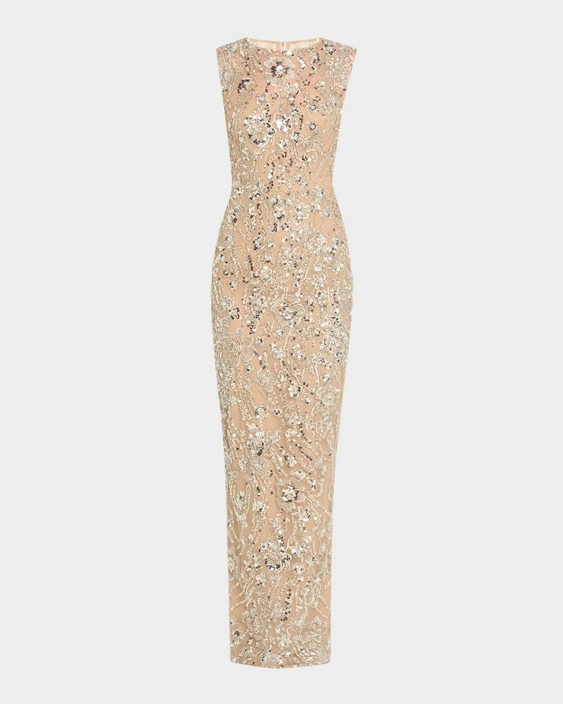 BRONX AND BANCO Violet Bead & Sequin Floral-Embroidered Gown - Dresses &  Skirts - Compare Prices from 7+ Stores - Free Shipping - BeyondStyle