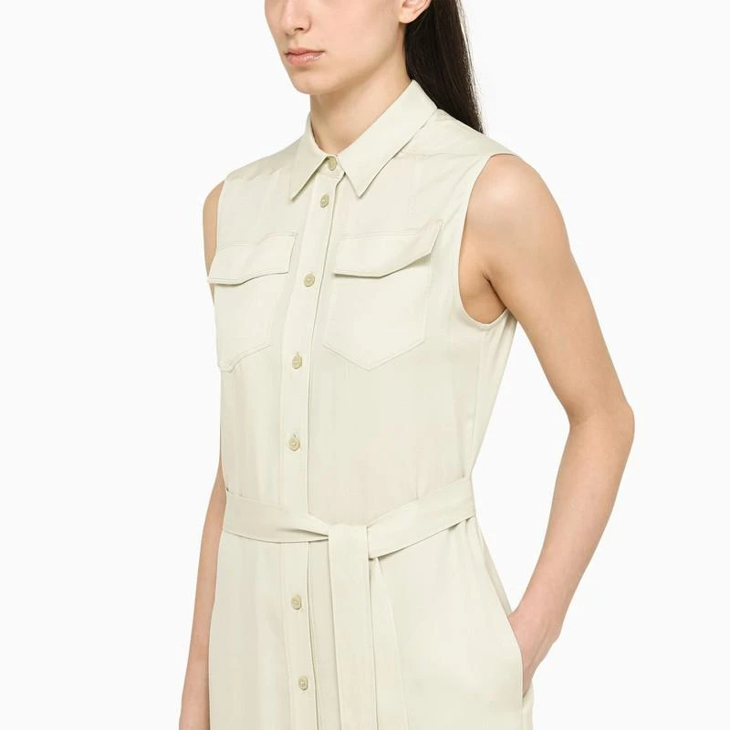 Calvin Klein MIDI IVORY CHEMISIER DRESS 4