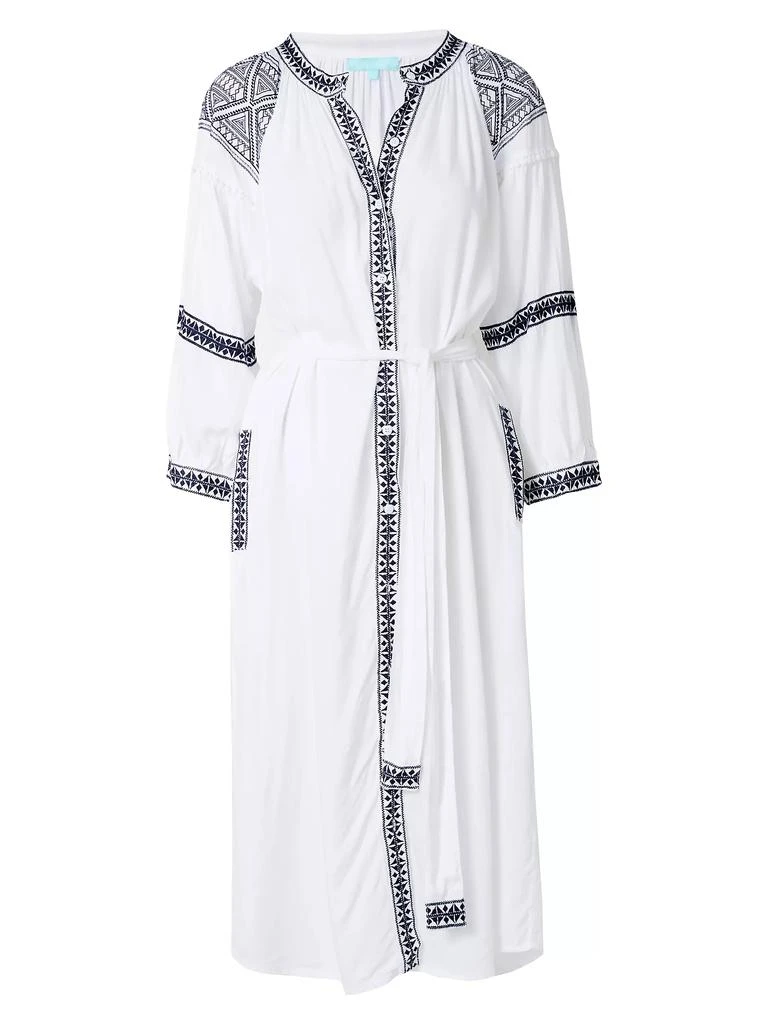 Melissa Odabash Ally Embroidered Caftan Cover-Up 1