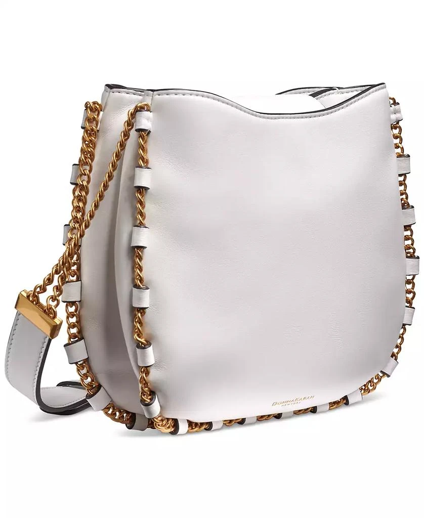 Donna Karan Batiste Leather Triple Compartment Crossbody 2