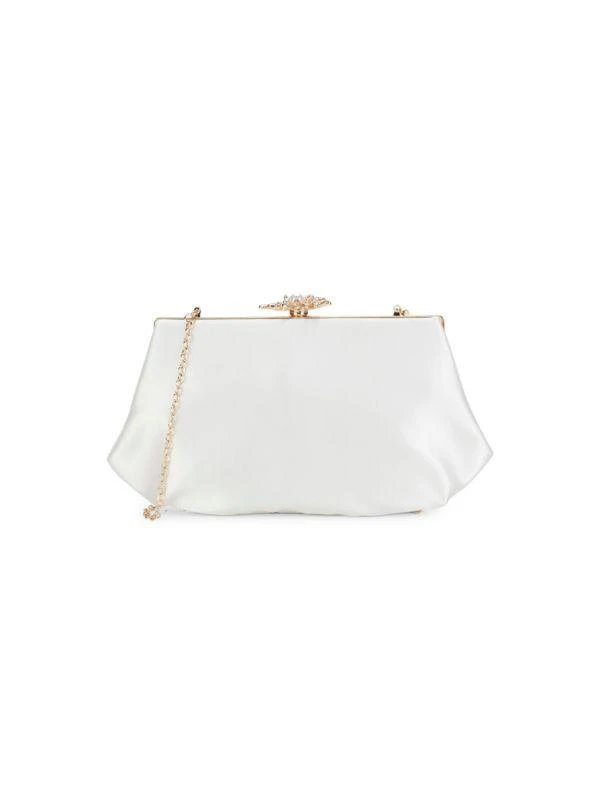 La Regale Embellished Satin Clutch 1