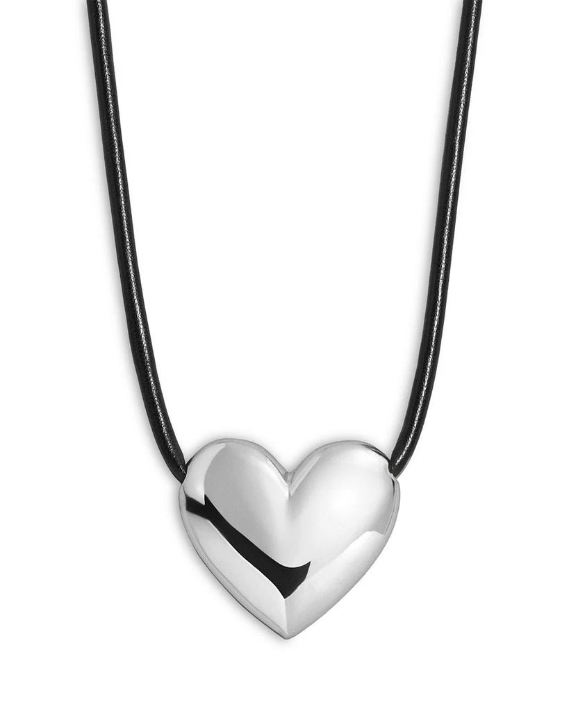 BAUBLEBAR Millie Bubble Heart Paracord Pendant Necklace, 26" 1