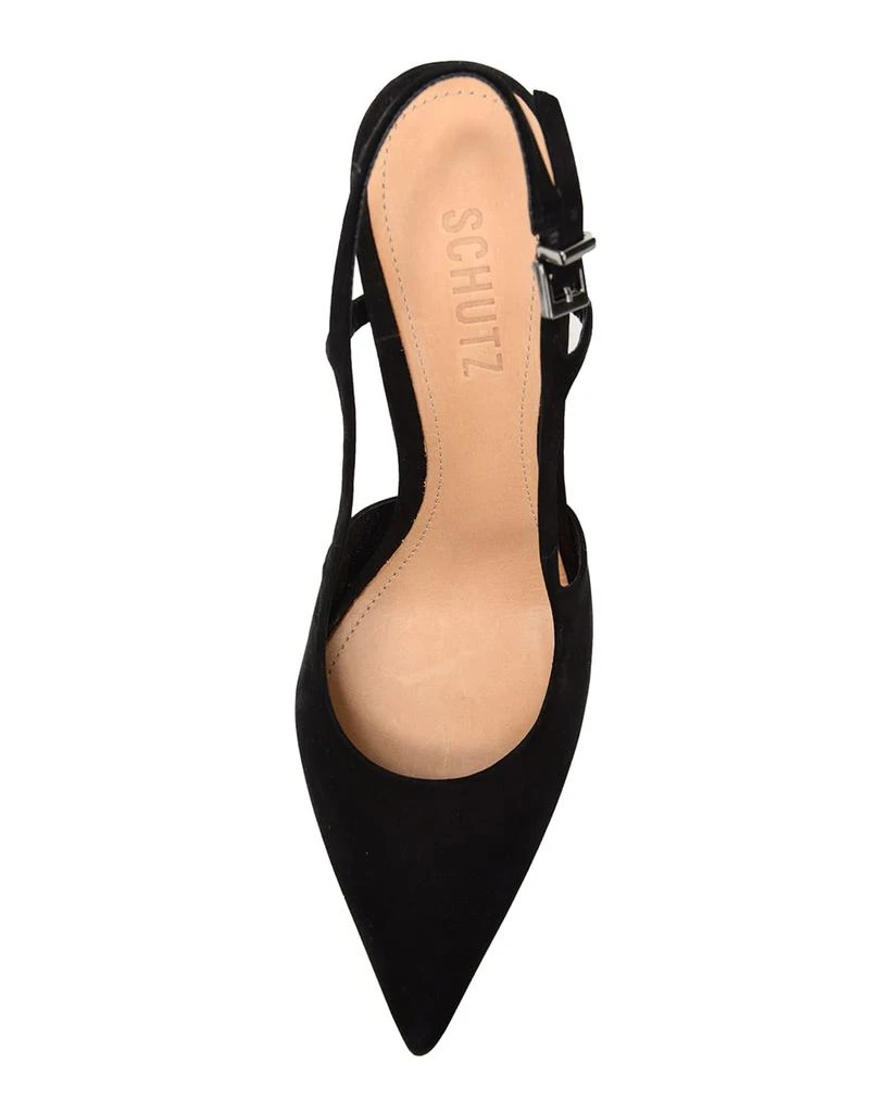 Schutz Boris Suede Slingback High-Heel Pumps 3