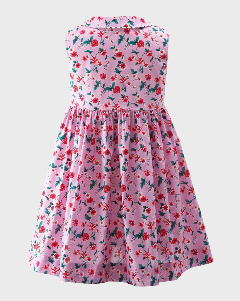 Rachel Riley Girl's Botanical Button-Front Dress, Size 2-10