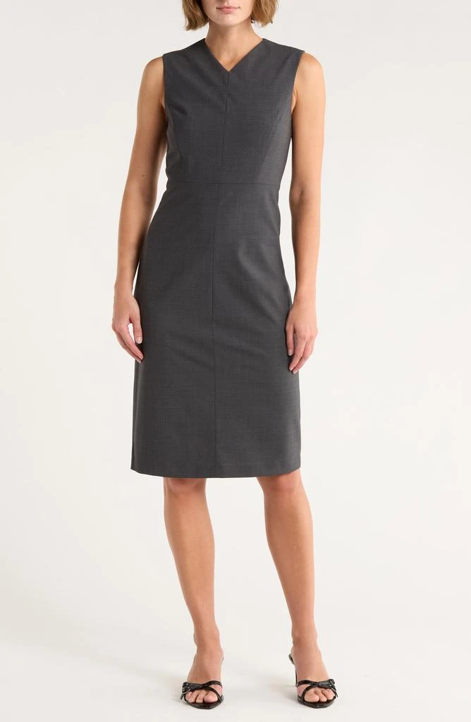 Theory Miyani Wool Blend Sheath Dress